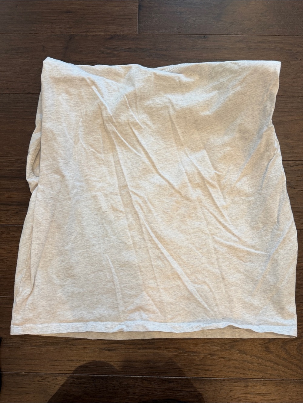 Aritzia Babaton Padded Shoulders V-Neck Top Light Gray XS C27-090 - Picture 5 of 6